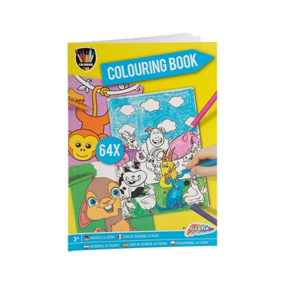 Moxy Colouring book Animals, A4, 64 pages
