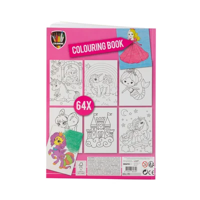 Moxy Colouring book Fantasy, A4, 64 pages