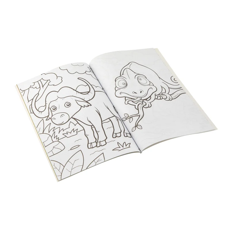 Moxy Coloring and Activity Book Jungle, A4, 64 pages