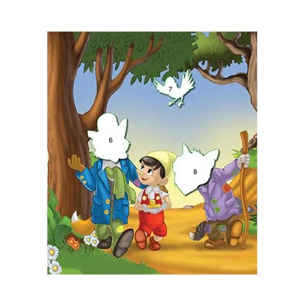 Fairy tales with stickers - Pinocchio