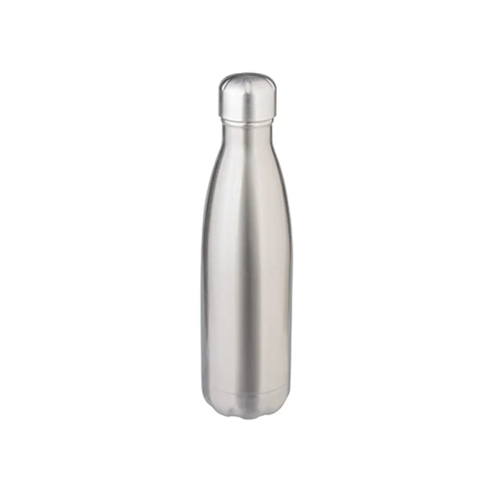 BESTSUB Бутилка, стоманена, сива, 500 ml, с възможност за персонализация