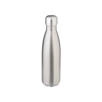 BESTSUB Бутилка, стоманена, сива, 500 ml, с възможност за персонализация