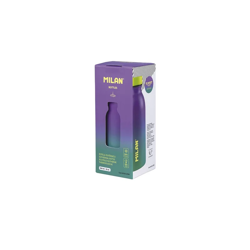 Milan Water bottle Sunset, insulated, 354 ml