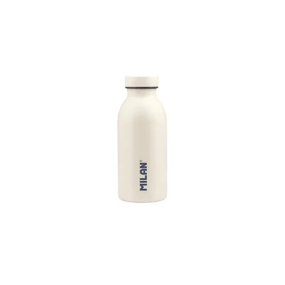 Milan Water bottle 1918, insulated, white, 354 ml