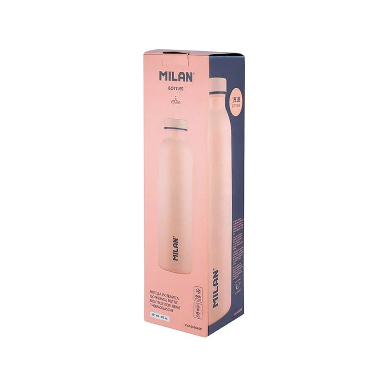 Milan Water bottle 1918, insulated, pink, 591 ml