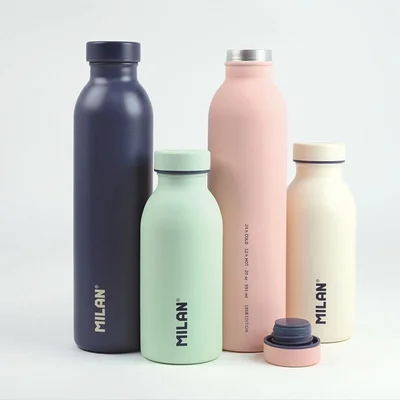 Milan Water bottle 1918, insulated, pink, 591 ml