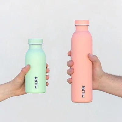 Milan Water bottle 1918, insulated, pink, 591 ml