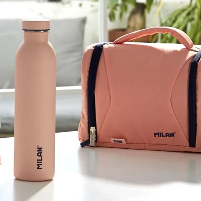Milan Water bottle 1918, insulated, pink, 591 ml