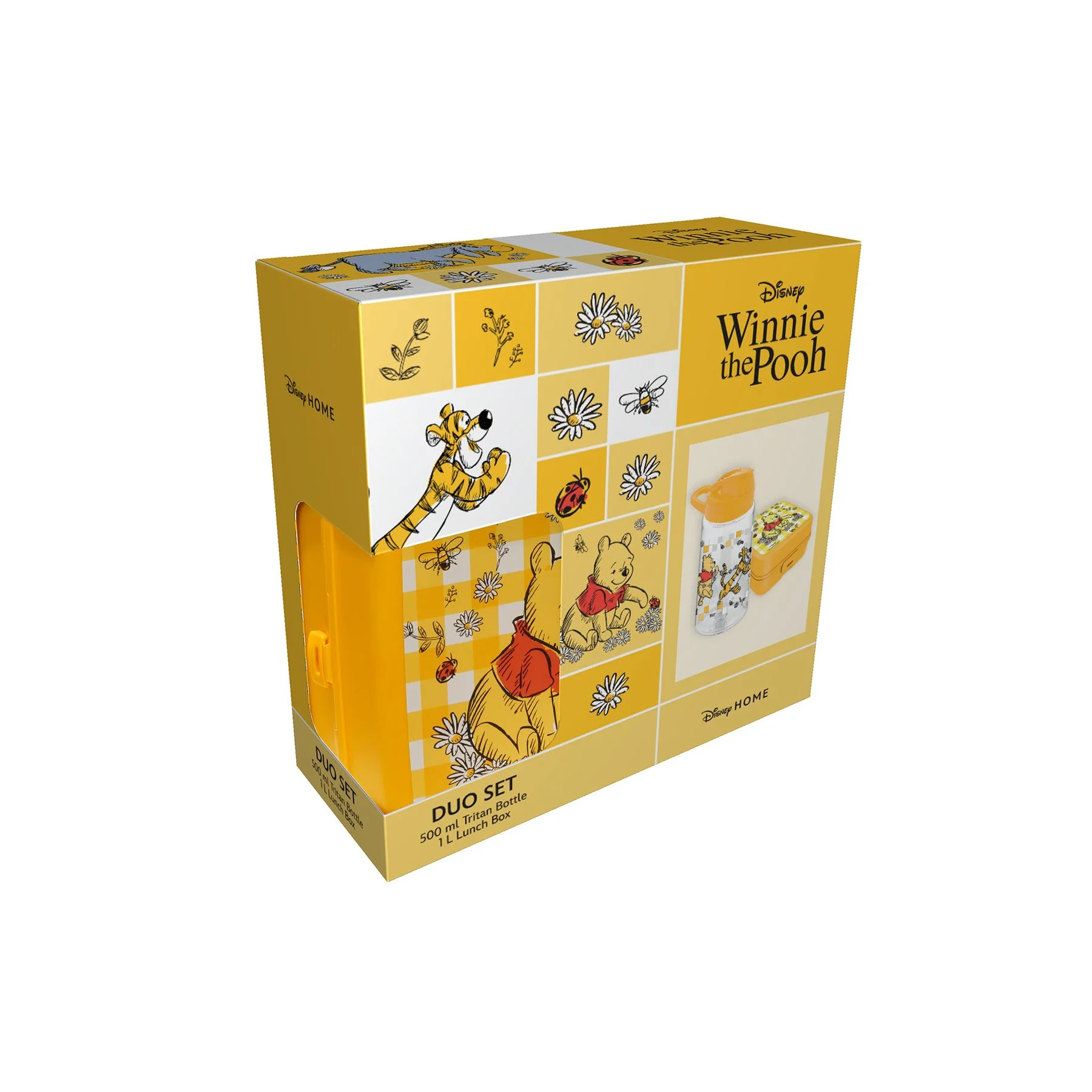 Disney Set, Bottle 500 ml and Lunch Box Winnie the Pooh