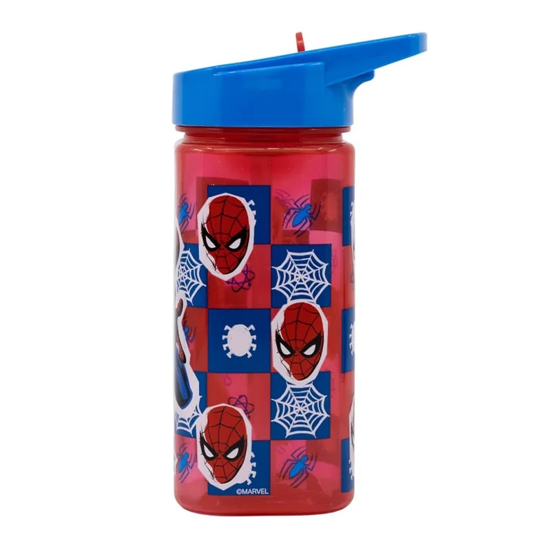 Stor Water Bottle Spiderman, square, 510 ml