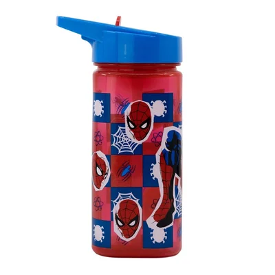 Stor Water Bottle Spiderman, square, 510 ml