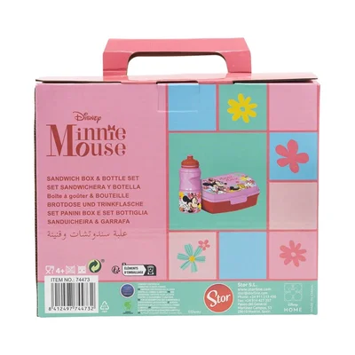Stor Set Minnie, bottle and sandwich box
