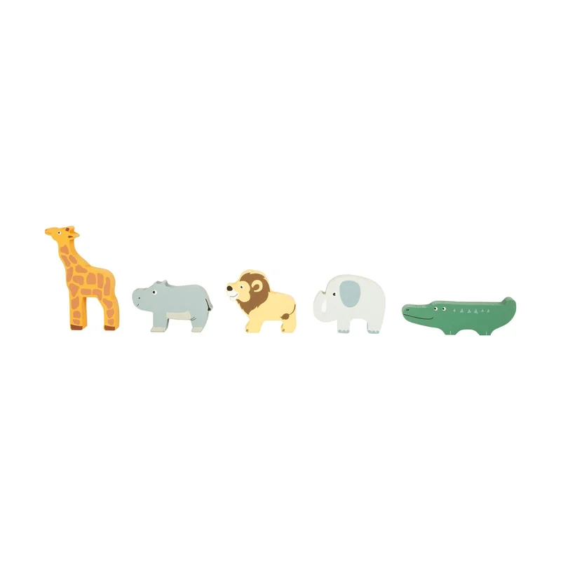 Small Foot Safari car, animal fitting toy, wooden, 23 x 13 x 14 cm