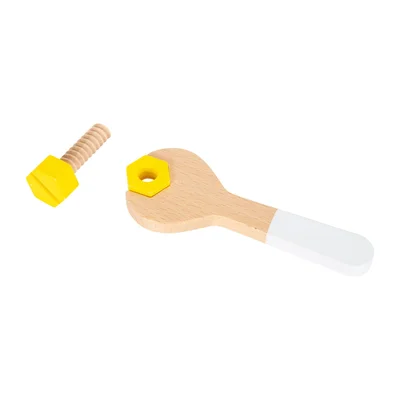 Small Foot Tool case, wooden, 33 x 6 x 27 cm, 44 pcs