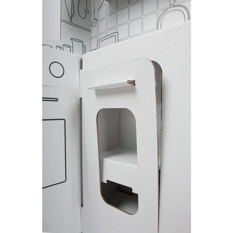 Small Foot Play kitchen, cardboard, 117 x 57 x 135 cm