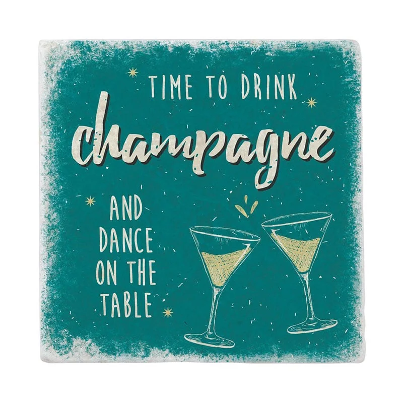 Gespaensterwald Coaster, marble, champagne