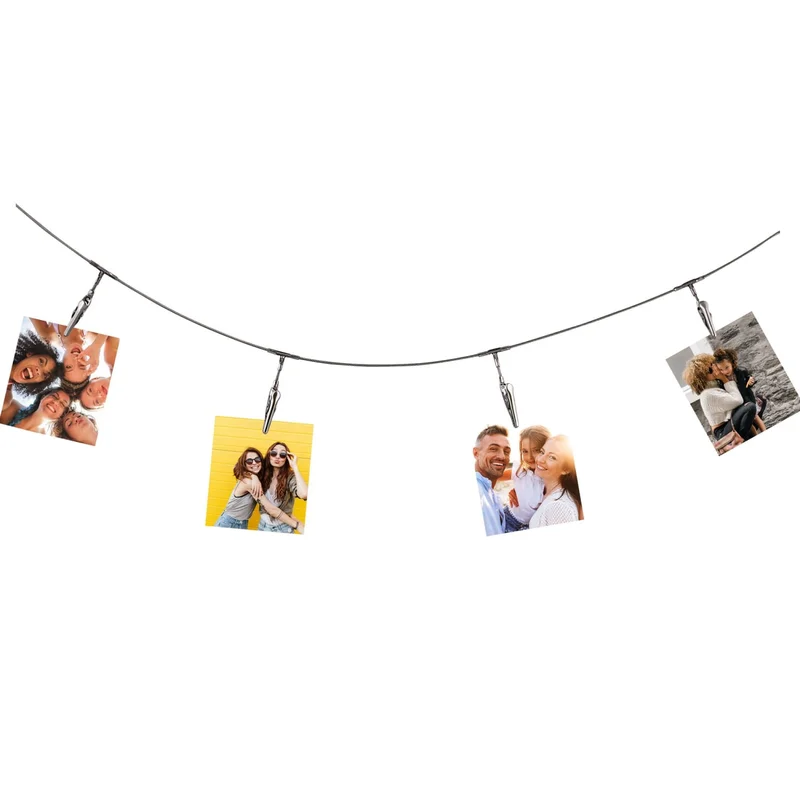 TNB METAL PHOTO CLIP STRIP FOR 10 PCS