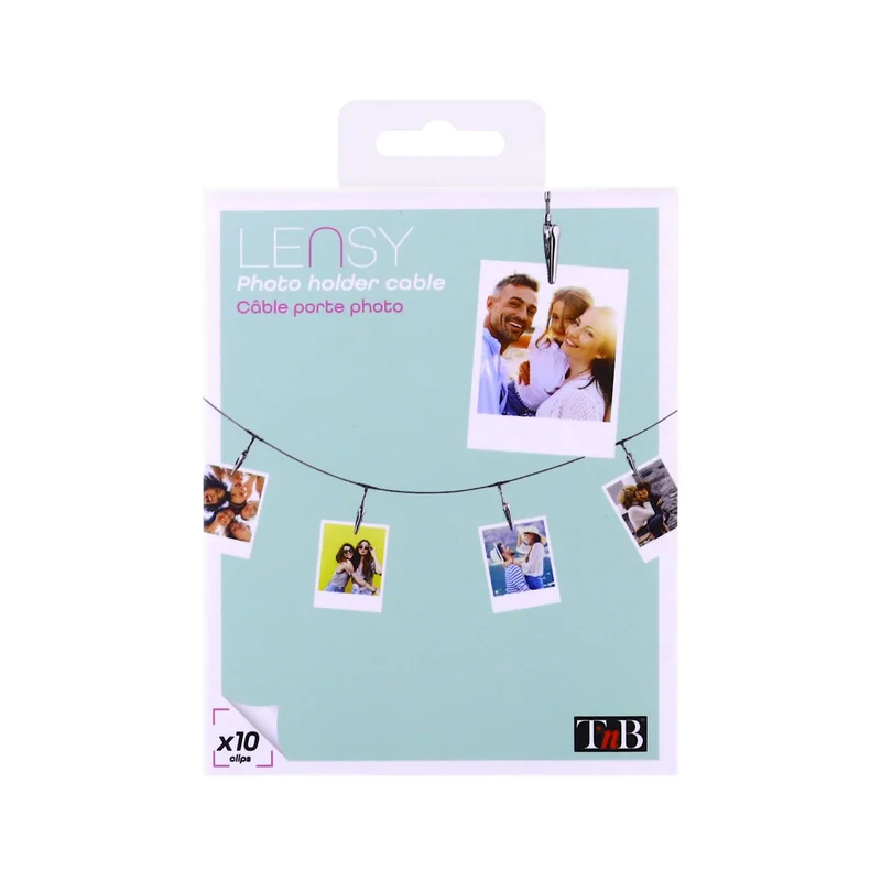 TNB METAL PHOTO CLIP STRIP FOR 10 PCS