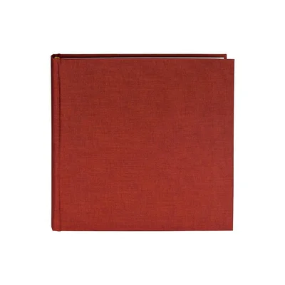 Goldbuch Album, 60 white pages, 25 x 25 cm, red