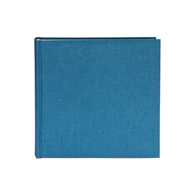 Goldbuch Album, with 60 white pages, 25 x 25 cm, light blue
