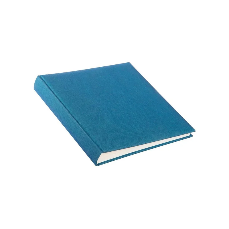 Goldbuch Album, with 60 white pages, 25 x 25 cm, light blue