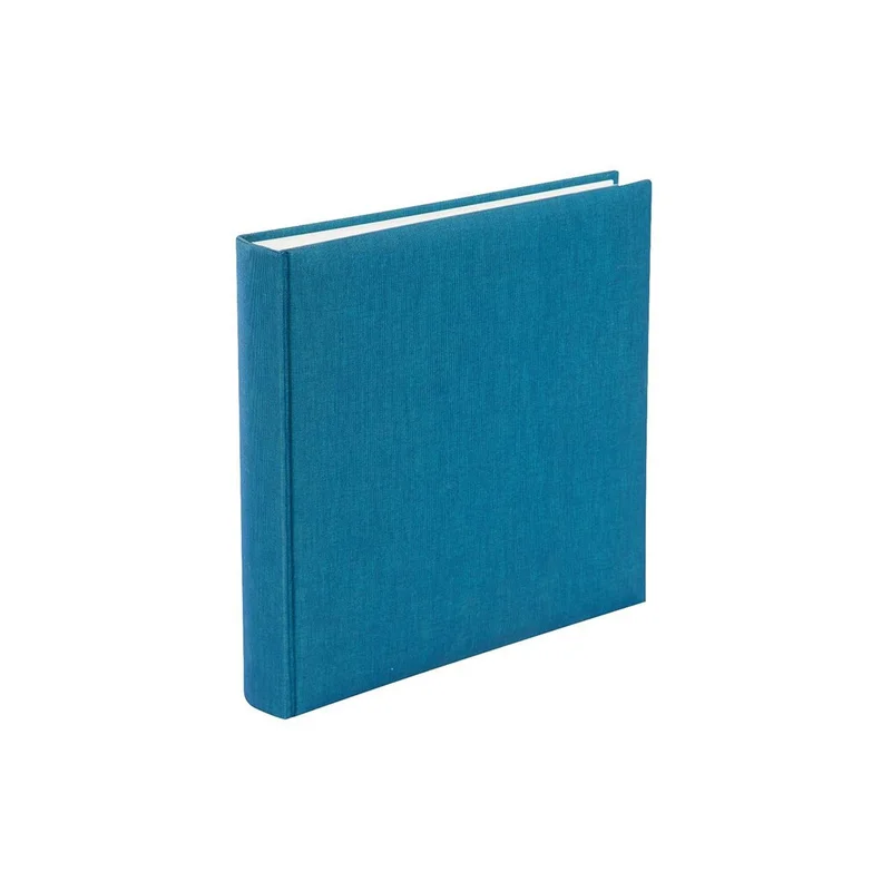 Goldbuch Album, with 60 white pages, 25 x 25 cm, light blue