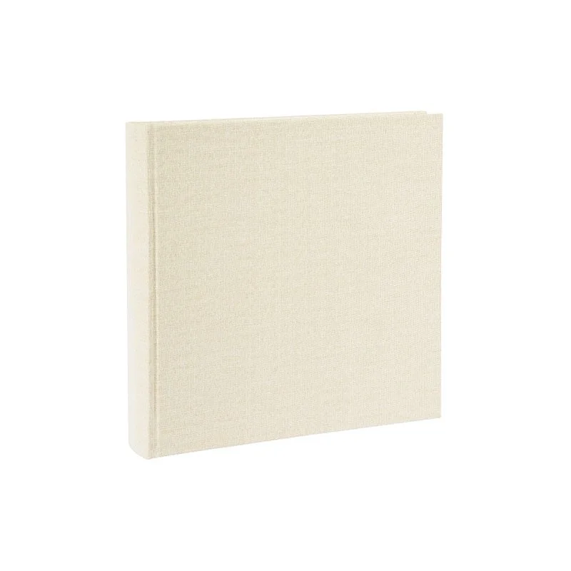 Goldbuch Album, with 60 White Pages, 25 x 25 cm, Beige