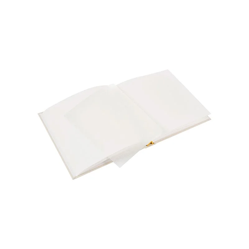 Goldbuch Album, with 60 White Pages, 25 x 25 cm, Beige