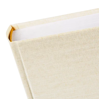 Goldbuch Album, with 60 White Pages, 25 x 25 cm, Beige