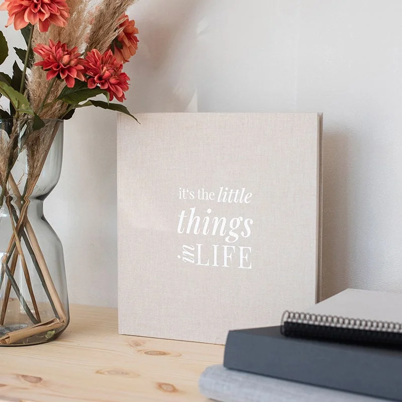Goldbuch Album, with linen cover, 30 x 31 cm, cream