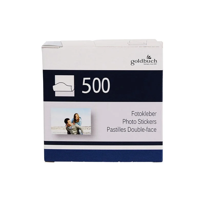 Goldbuch Adhesive photo stickers, 9 x 9 cm, 500 pcs