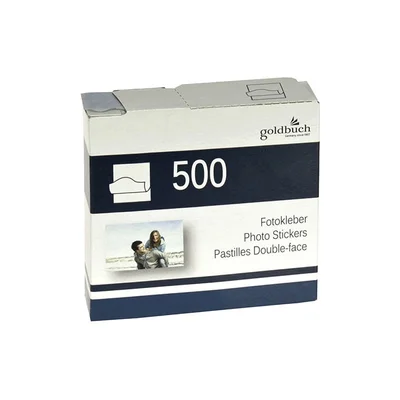 Goldbuch Adhesive photo stickers, 9 x 9 cm, 500 pcs