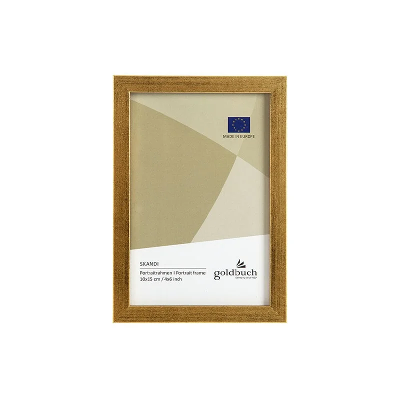 Goldbuch Photo frame, wooden, 10 x 15 cm, gold