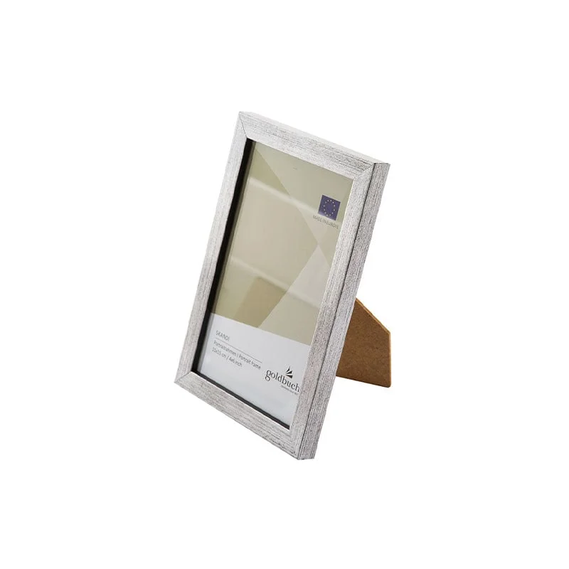 Goldbuch Photo frame, wooden, 10 x 15 cm, silver