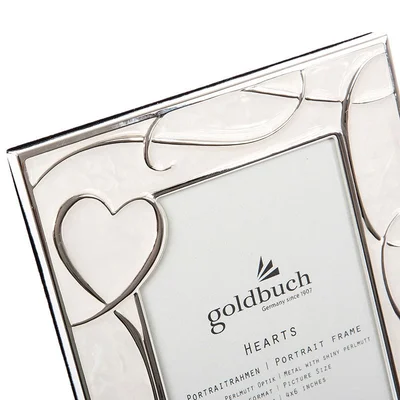 Goldbuch Photo frame Hearts, metal, 10 x 15 cm