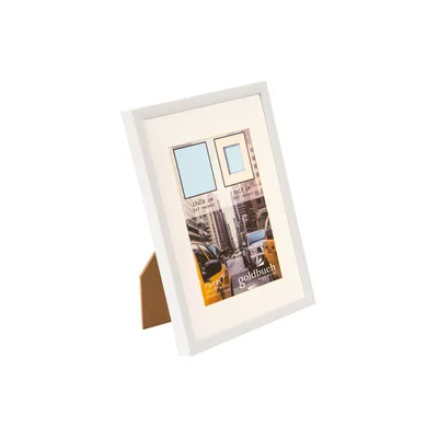 Goldbuch Photo Frame, plastic, 13 x 18 cm, white