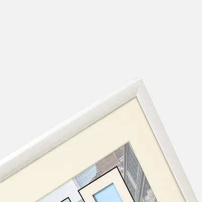 Goldbuch Photo Frame, plastic, 13 x 18 cm, white
