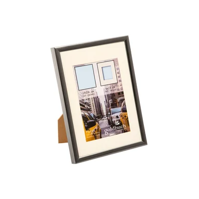 Goldbuch Photo frame, plastic, 13 x 18 cm, gray