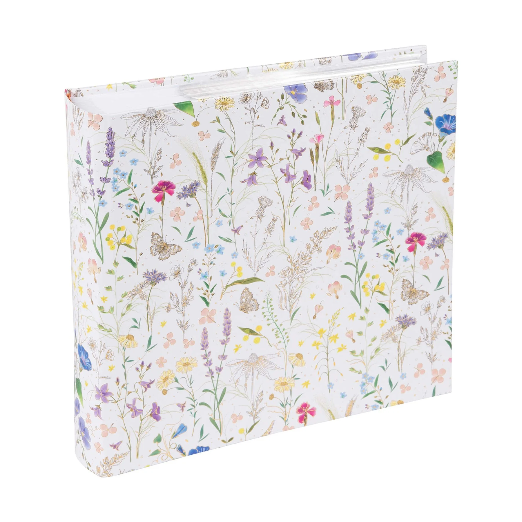 Goldbuch Album Summer Meadow, for 200 photos, with pockets, 10 x 15 cm, white