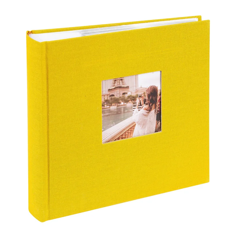 Goldbuch Album Bella Vista, for 200 photos, with pockets, 10 x 15 cm, mustard