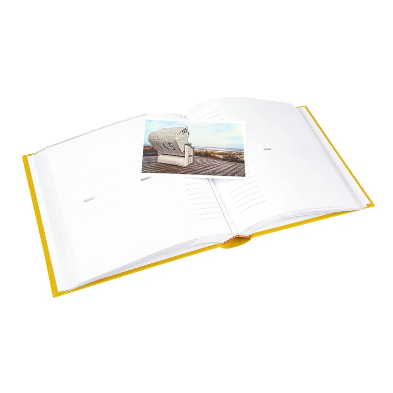Goldbuch Album Bella Vista, for 200 photos, with pockets, 10 x 15 cm, mustard