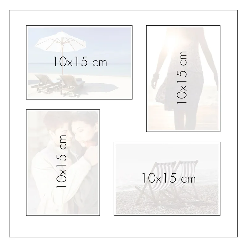 Goldbuch Album Bella Vista, for 200 photos, with pockets, 10 x 15 cm, grey