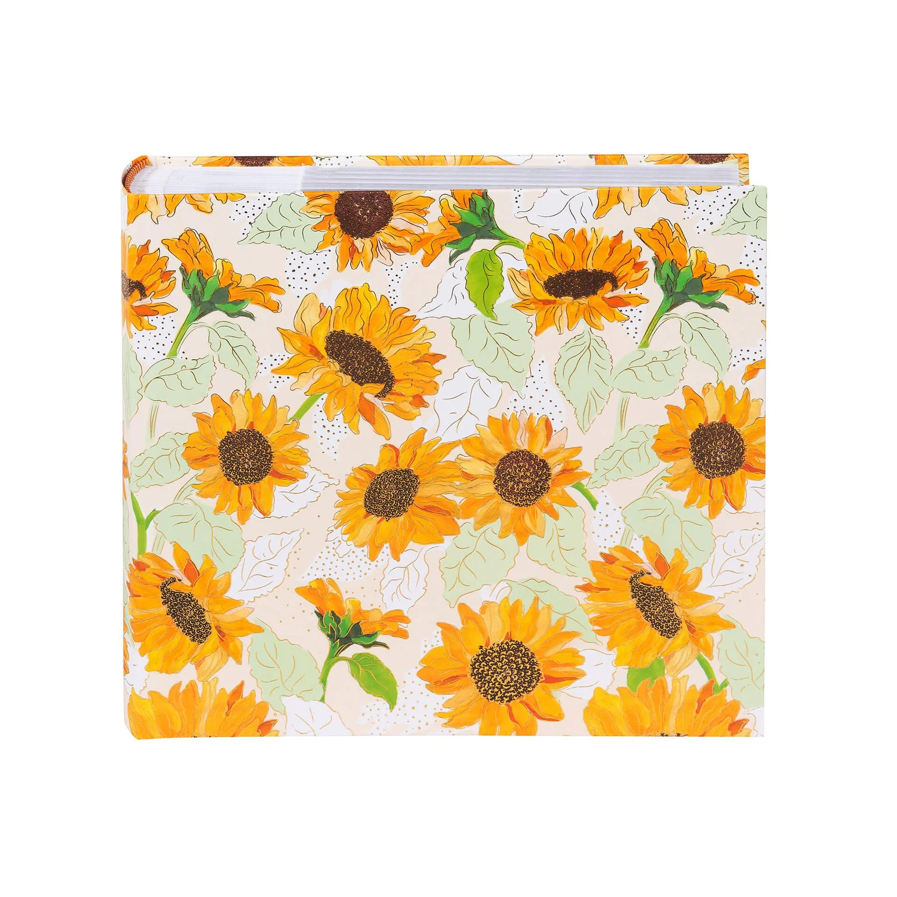 Goldbuch Album Sunflowers, for 200 photos, with pockets, 10 x 15 cm, white