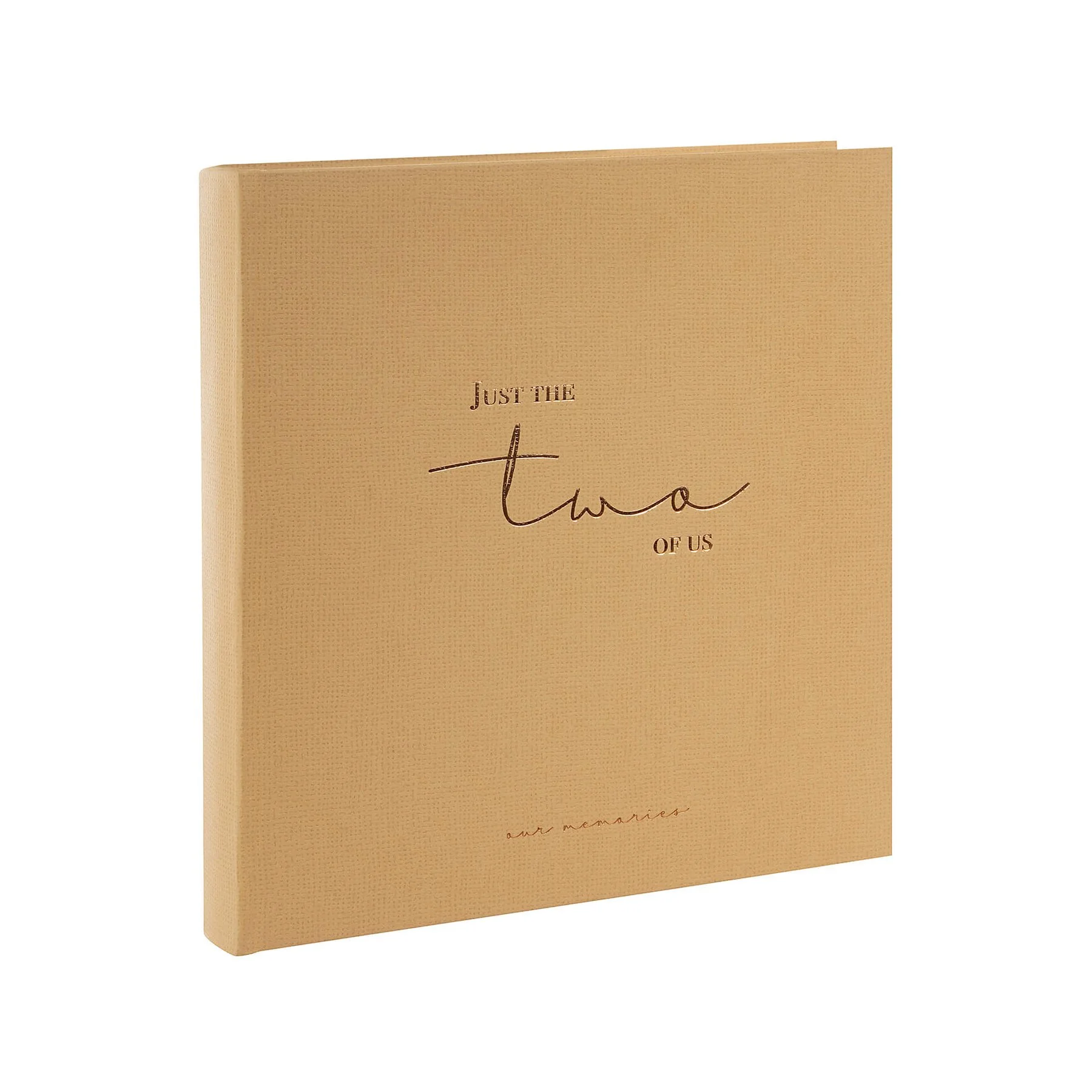 Goldbuch Album Just two of us, with 60 white pages, 30 x 31 cm, brown