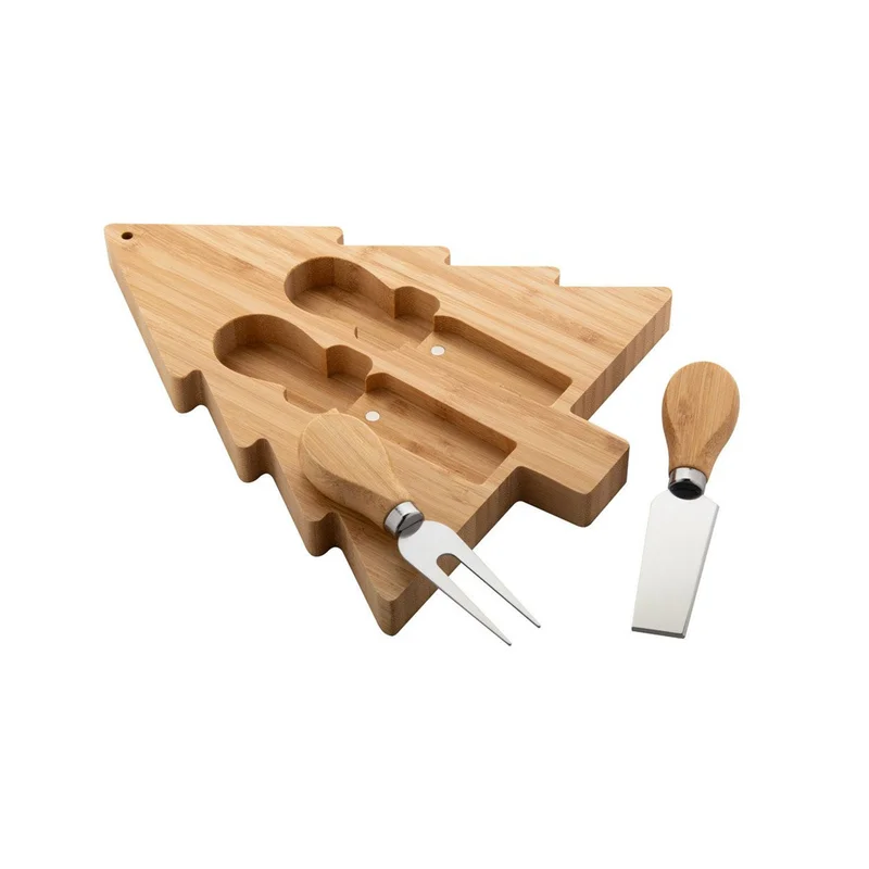 Cool Комплект дъска и ножове Jarlsberg, коледен