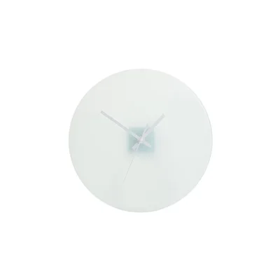BESTSUB Wall clock, glass, diameter 30 cm, customizable
