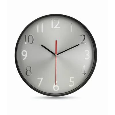 More Than Gifts Wall clock Rondo, black