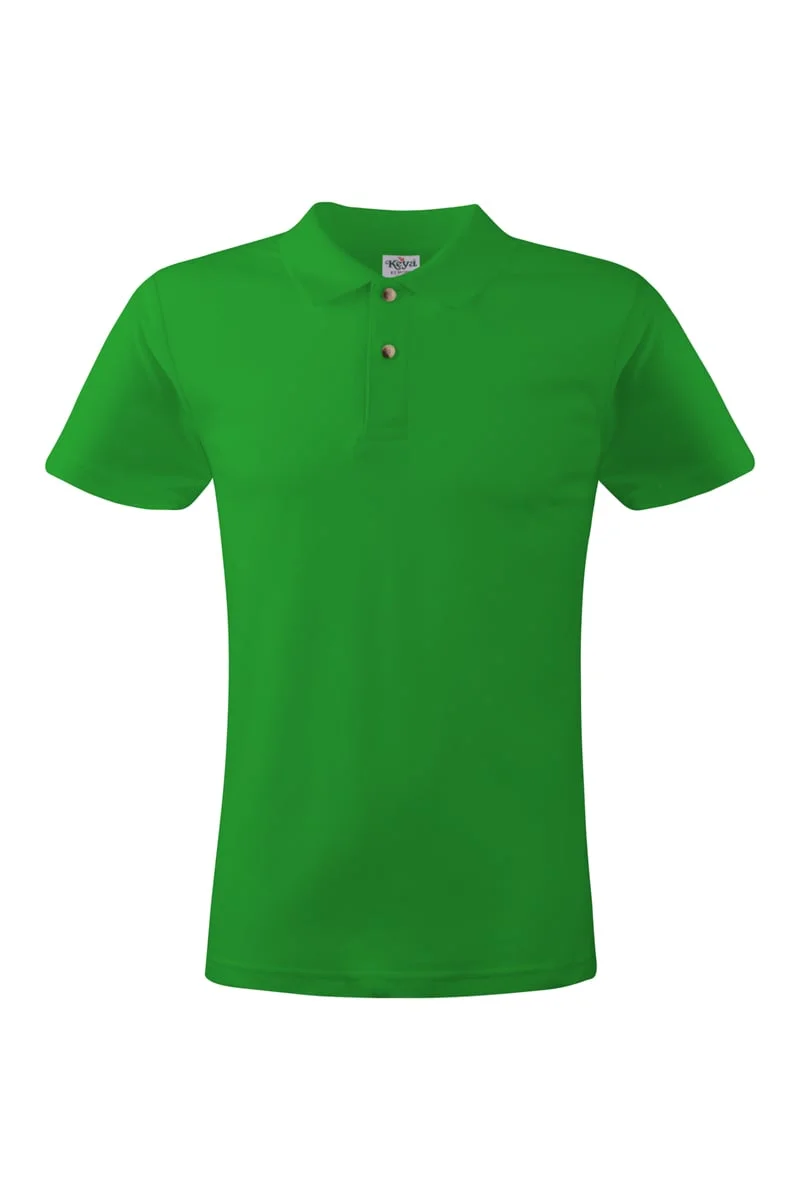 KEYA Men’s Polo T-Shirt MPS180, size XXL, green