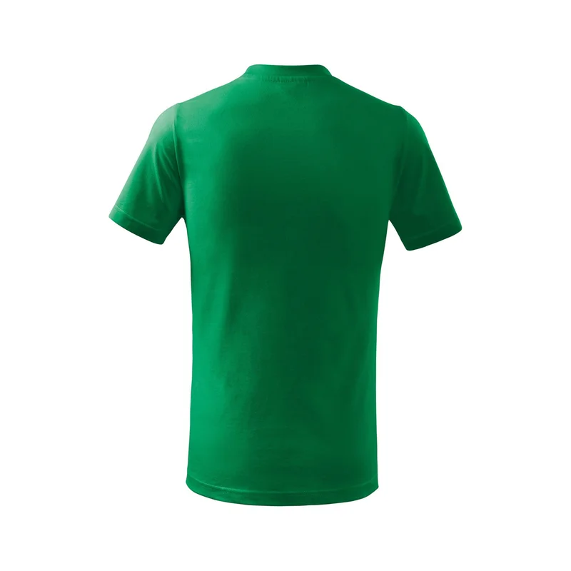 Malfini Kids T-shirt Basic 138, size 122 cm, age 6 years, green