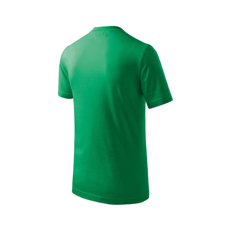 Malfini Kids T-shirt Basic 138, size 122 cm, age 6 years, green